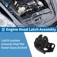 thumbnail image 2 of Conjunto de pestillo del capó Unique Bargains para Chrysler Town & Country 2008-2016, liberación del candado del capó del motor No. 4589231AA/5020846AA 1 Pcs, 2 of 7