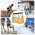thumbnail image 4 of Fotbe White Ice Cream Calzoncillos Tipo Boxer con Bolsa de Soporte Total para Hombre, X-Temp Fresco, Transpirable y de Secado Rápido-Large, 4 of 5