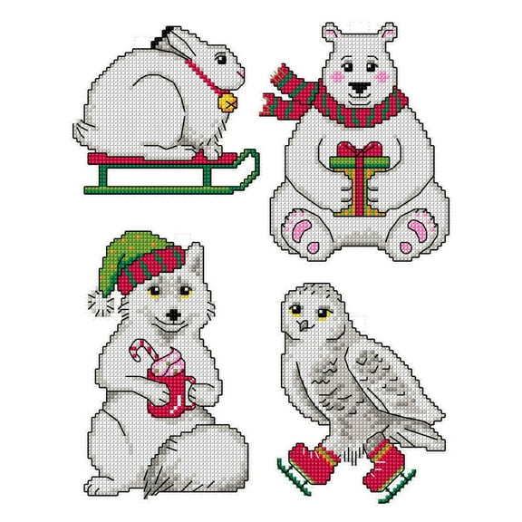 White Christmas 151CS Counted Cross-Stitch Kit