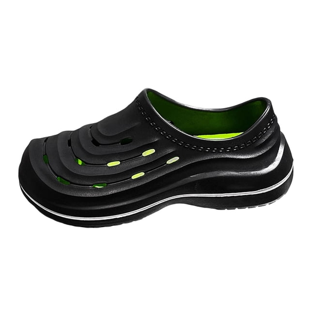 Dsscvnef Non Chef Shoes Breathable Soft Sole Clogs for Men Comfortable Work Sandals Outdoor Beach Driving Slippers Lightweight Durable