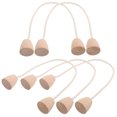 thumbnail image 1 of RENACLIPY 5pcs Lawn Croquet With Wood Base Adjustable Cotton Rope For Families Backyard Fun 15.2*1.2*1.2in, 1 of 8