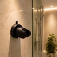 thumbnail image 6 of Adjustable Shower Head Holder, Universal Wall Mount Bracket for Handheld Shower Head, Strong Adhesive Shower Wand Holder, No Drilling Bathroom Accessories, 1Pack Black, 6 of 6