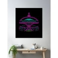 thumbnail image 2 of Ufo Conspiracy Poster Wall Art, Modern Wall Decor For Living Room Bedroom, 16x24 UNFRAMED, 2 of 3
