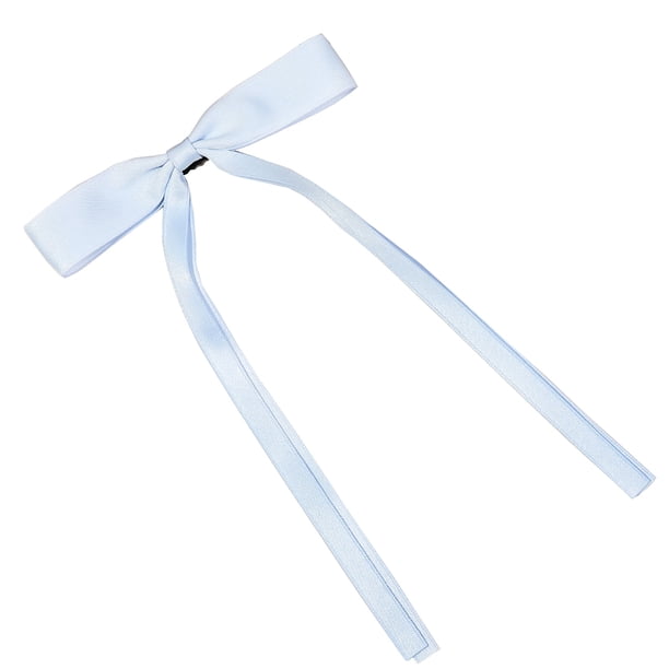 Pinza para el cabello de mujer, lazo de cinta con borla de cola larga, pinza para niña, accesorio de color sólido, pinza para el cabello con lazo tipo garra