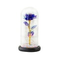 thumbnail image 3 of Vikakiooze Romantic Glass Rose Flower Wedding LED Light Decoration Valentine's Day Gift, 3 of 8