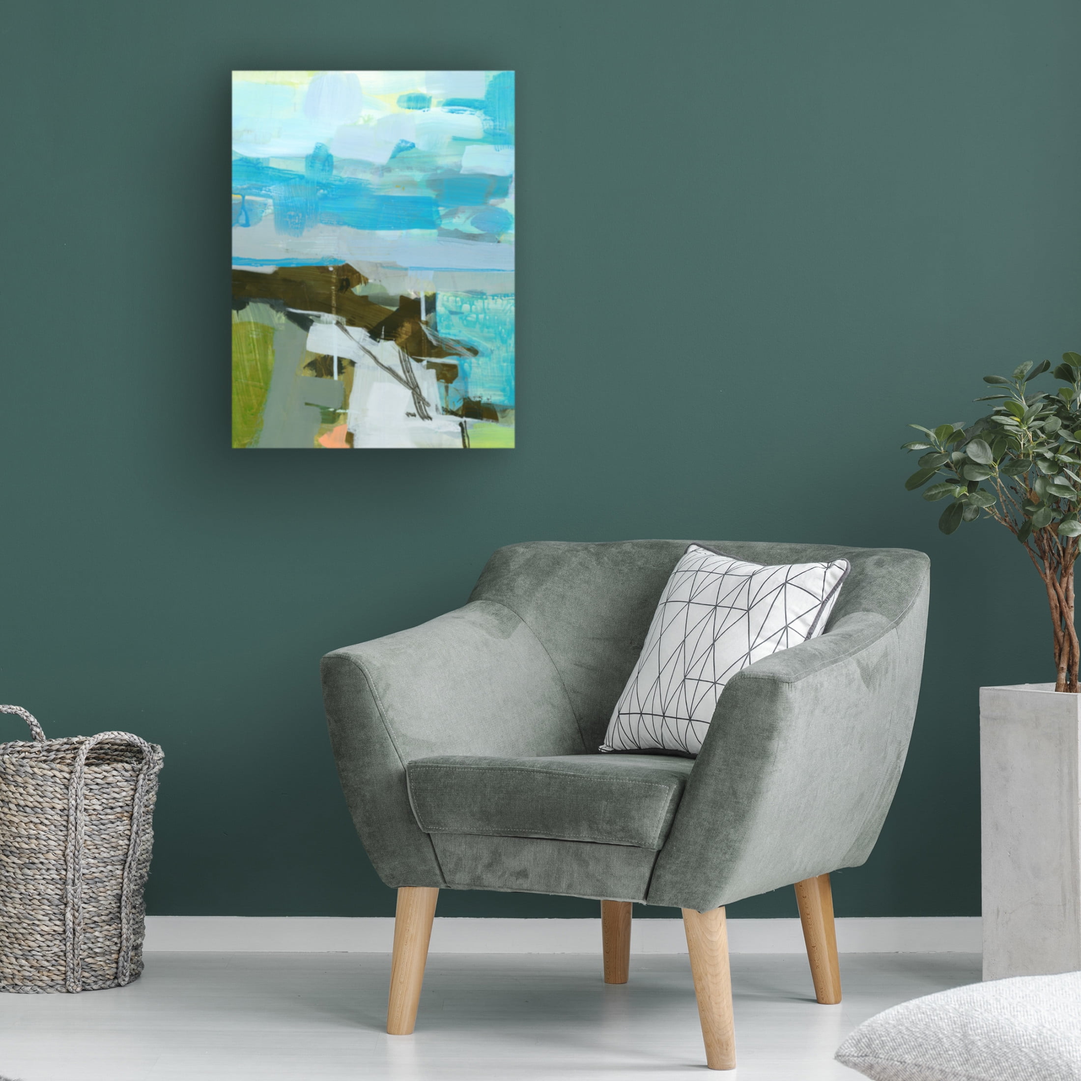 Canvas Wall Art - Kathleen Robbins 'By The Sea' Wall Art for Living Room, Bedroom, or Office Décor by Trademark Fine Art - 35 x 47 Inches