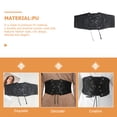 thumbnail image 3 of unbranded Corset Belt De PU Cuero Negro Con Ajustable Para Estilizar Femenina, 3 of 8