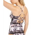 thumbnail image 2 of Bar III INK-DYE Plunge-Neck Tankini Swim Top, US X-Large, 2 of 2