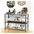 thumbnail image 4 of Drevy Coffee Bar Kitchen Serving Cart, Marble White, 15.80 inches x 39.40 inches x 37.40 inches, 4 of 8