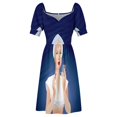 thumbnail image 4 of Vestido de novia de manga corta Cora vestidos de novia para fiestas vestido de novia elegante para invitados vestido para niñas fiesta de lujo para mujeres, 4 of 6