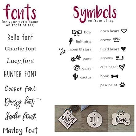Dog hotsell tag fonts