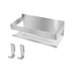 thumbnail image 3 of Estante de almacenamiento para baño Soledad acero inoxidable grande, 3 of 9
