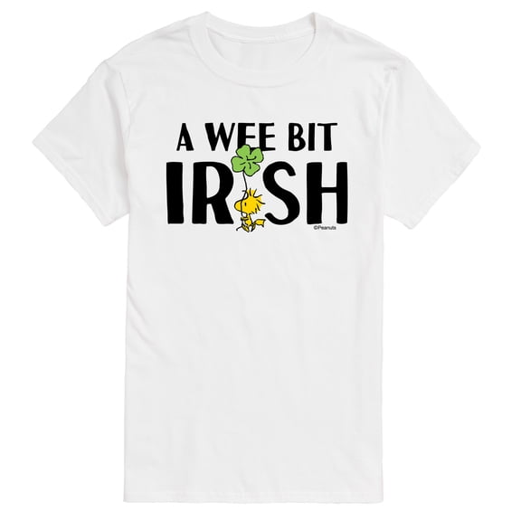 Peanuts - A Wee Bit Irish - Men's Short Sleeve Graphic T-Shirt