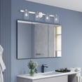 thumbnail image 3 of 17234-05 Livex Lighting Munich - 4 Light Bath Vanity In Contemporary Style-8.5 Inches Tall and 35.5 Inches Wide-Polished Chrome Finish, 3 of 11