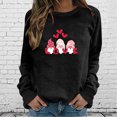 thumbnail image 1 of Meichang Sweatshirts à Col Rond pour Femmes, Sweatshirts de la Saint-Valentin, Hauts de Vacances, Sweatshirts Graphiques Cœur d'Amour, Manches Longues, Cadeaux de la Saint-Valentin, 1 of 4