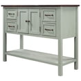 thumbnail image 4 of 4 Drawers Console Table Entryway Sofa Storage Table with Bottom Open Shelf, 4 of 8