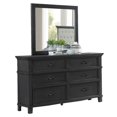 thumbnail image 3 of Sandy Platform Cappuccino Wood 6 Piece Bedroom Set in Eastern King, 3 of 6