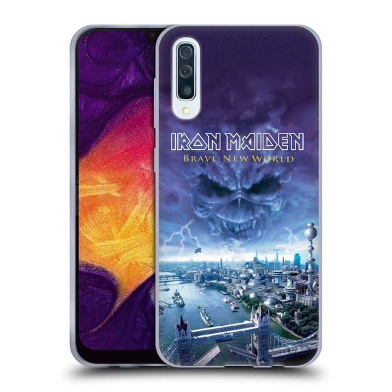 Head Case Designs Officially Licensed Iron Maiden Album Covers Brave New World Soft Gel Case Compatible with Samsung Galaxy A50/A30s (2019)