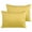 Yellow, variant on Ntbay 2 Pack Egyptian Cotton Toddler Pillowcases, Soft and Breathable Travel Pillow Covers with Envelope Closure, 13" x 18", Ivory