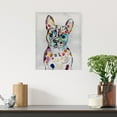 thumbnail image 2 of Northlight French Bulldog Watercolor Canvas Wall Art - 19.5" x 15.75", 2 of 5