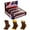 ChocoBar-3Pic-Men-A, variant on Funny Chocolate Socks Gift Box for Men Women Teen Boys - Funny Novelty Funky Crazy Cool Food Socks Gifts Set for Chocolate Lovers - Fathers Birthday Fun Christmas Gift Ideas Stocking Stuffers