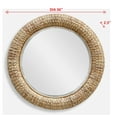 thumbnail image 7 of 08179-Uttermost-Twisted Seagrass - Round Mirror-36 Inches Tall and 36 Inches Wide, 7 of 7