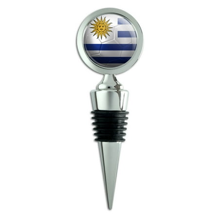 

Uruguay Flag Soccer Ball Futbol Football Wine Bottle Stopper