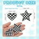 thumbnail image 2 of Uxcell 18 Pcs Parches Bordados de Corazón Estrella a Planchar Aplicaciones Parches para Chaqueta Colección de Denim Ropa Vestidos Sombreros Jeans Accesorio DIY, Negro/Blanco, 2 of 6