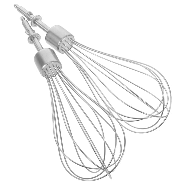 ColoMX Cabezcas de acero inoxidable de 2 piezas para un batidor de batidora de perforación práctica de mini manual