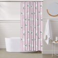 thumbnail image 6 of Shower Curtain, Cute French Bulldog Pink_B Waterproof Fabric Plastic Shower Curtain, Drying Fast Bathroom Curtain with 9 Buttonholes, Ruffle Shower Curtain 60x72in, 6 of 8