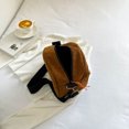 thumbnail image 2 of Lock Shell Bandolera Corduroy Mujeres Crossbody Bolsas para Adolescente Niñas (Marrón) Sywqhk Para Estrenar, 2 of 8