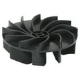 thumbnail image 2 of Vac Impeller Fan Black ABS Leaf Blower Piezas de vacío 125 0494 Reemplazo para soplador eléctrico Toro, 2 of 12