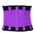 thumbnail image 3 of Purple Compression Waist Support Brace for Fitness & Yoga - S Size (35.4x8.8in) | Breathable Neoprene with Double Fastener Tape, Splints for Back Support & Figure Shaping | Suitable for Running,, 3 of 7