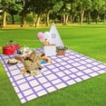 thumbnail image 4 of XWSHYW Mantas Alfombra de Picnic a Cuadros Alfombra para Acampar Al Aire Libre Alfombra para El Piso Sala de Estar Alfombra Decorativa para El Hogar Alfombra de Picnic a Cuadros Colorida para El Hoga, 4 of 6