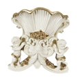 thumbnail image 2 of Jarrón de ángel de pared, adorno floral decorativo, maceta de resina elegante Beige y oro, 2 of 9
