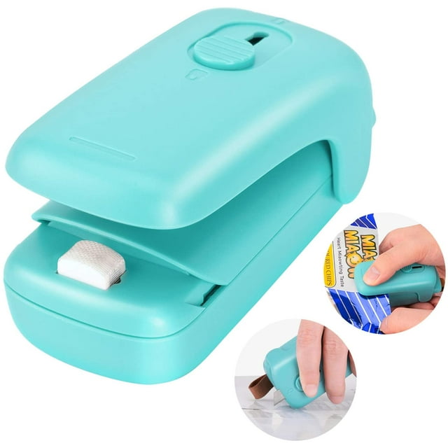 Mini Bag Sealer, 2 in 1 Heat Sealer and Cutter, Chip Bag Food Sealer