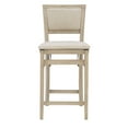 thumbnail image 2 of Linon Kristle 25" Indoor Folding Counter Stool, Gray wash/Beige, 2 of 12