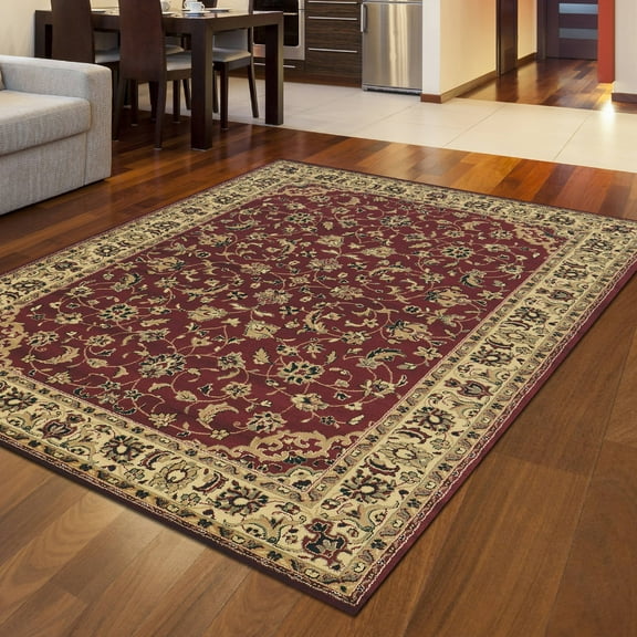Radici USA Castello 953 Area Rug - Burgundy