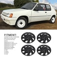 thumbnail image 3 of Hubcap Wheel Covers, 4pcs Black Sturdy 15 Inch Wheel Rim Hubcap  for, 3 of 7