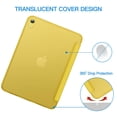 thumbnail image 4 of JETech Case for iPad (A16) 11th/10th Generation (2025/2022), Slim Stand Hard Back Shell Cover with Auto Wake/Sleep (Yellow), 4 of 6