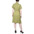 thumbnail image 3 of Petite Short Sleeve Safari Style Dress, 3 of 3