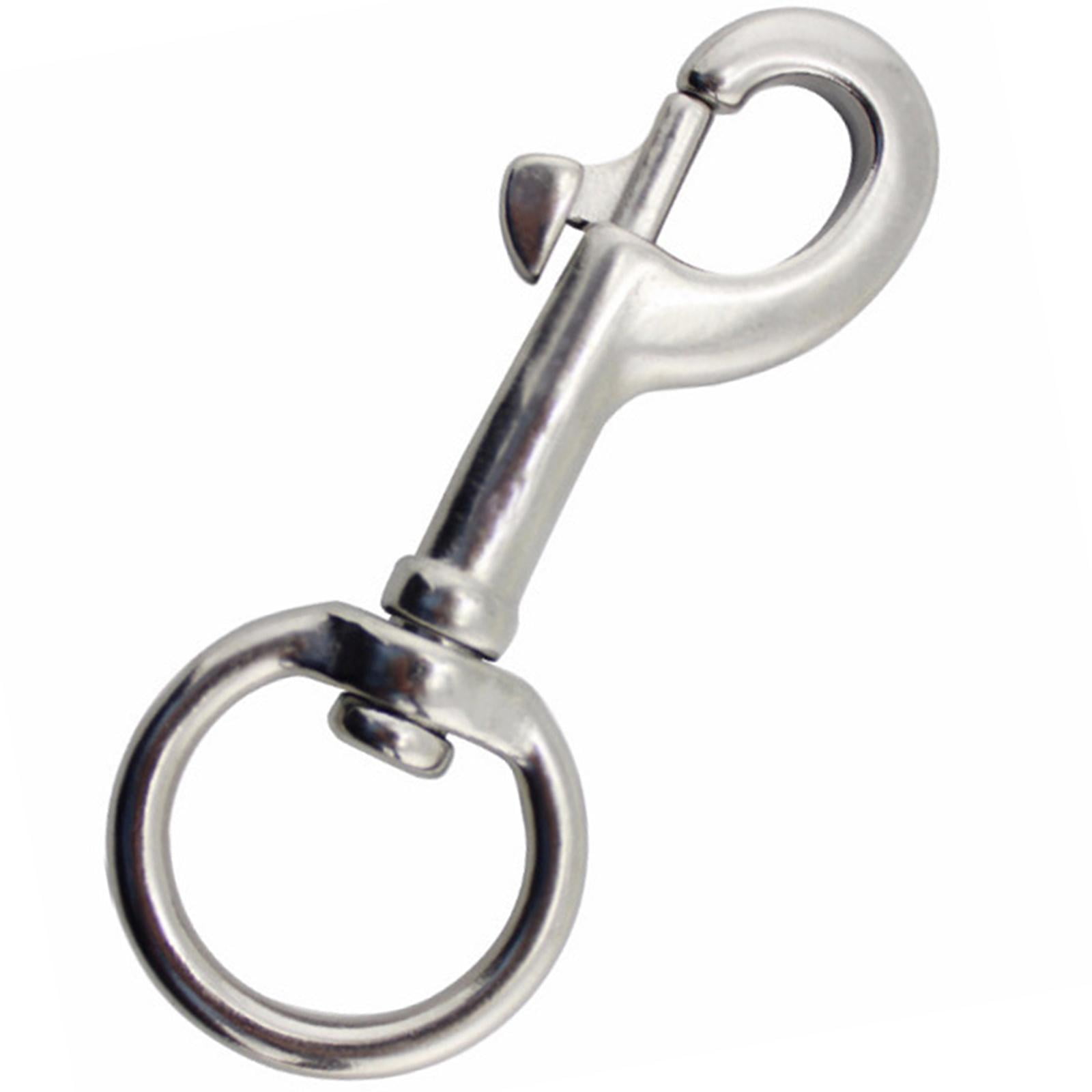 Locking Carabiner Clip, Vonpri Caribeaner Clips Black D Ring Spring Snap  Key Chain Hook 3 Screw Gate Hook Travel Aluminum Carabiners 