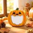thumbnail image 6 of Qocolcyl Halloween Wooden Photo Frame, Spooky Pumpkin Black Cat Ghost Pattern Freestanding Tabletop Picture Frame, Rustic Wood Photo Ornament for Indoor Outdoor Home Party Halloween Decorations, 6 of 8