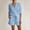 Blue, variant on Women Summer Solid Color Long Sleeve Shorts Conditioning Fashion Casual Home Service Two Piece Set Yoga Shorts Suit for Women plus Size Bathing Shorts Beach Dress Bikini Cover up Swimsuit Cover up for