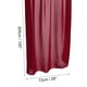 thumbnail image 2 of Camino de mesa de Gasa rústico 28 x 120 pulgadas Unique Bargains Vino Rojo, 2 of 6