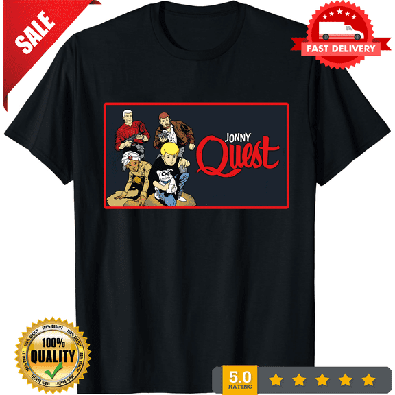 Jonny Quest T-Shirt, 80's 70's cartoon Johnny Quest Tee, Unisex Shirt, LIMITED EDITION-TH73878