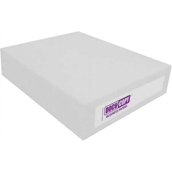 DocuCopy 7593 Reinforced Premium Multipurpose Copy Paper 24lb 8.5 x 11 3 Holes 1 Ream/500 Sheets
