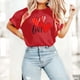thumbnail image 5 of RKSTN Valentine's Day T Shirts for Women Cotton Oversized Crewneck Heart Graphic Print Short Sleeve Shirt Pullover Tops Womens Casual Valentine Print Round Neck Regular Fits Comfy Summer Tee Shirts, 5 of 8