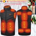 thumbnail image 2 of 11 Uds chaleco calefactable chaqueta moda hombres mujeres abrigo inteligente USB calefacción eléctrica térmica ropa de abrigo chaleco calefactable de invierno 열선조끼 Tan Jianjun unisex, 2 of 2