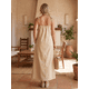 thumbnail image 3 of Vestido Largo Mujer Tirantes Ajustables | Corte Amplio Fluido Tipo Maxi, 3 of 5